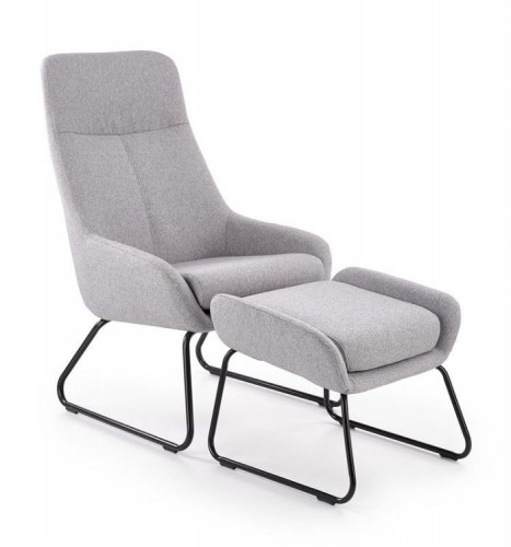 Крісло BOLERO Світло-сірий Halmar